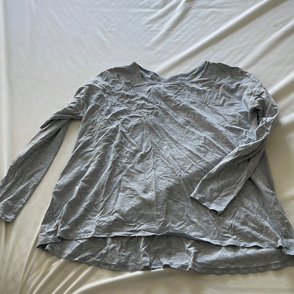 Lululemon Open Back Long Sleeve